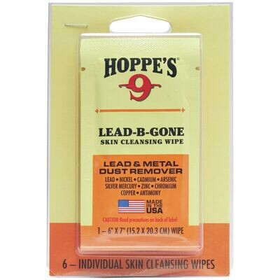 Hoppe&#39;s Lead-B-Gone Skin wipes (LBG6)