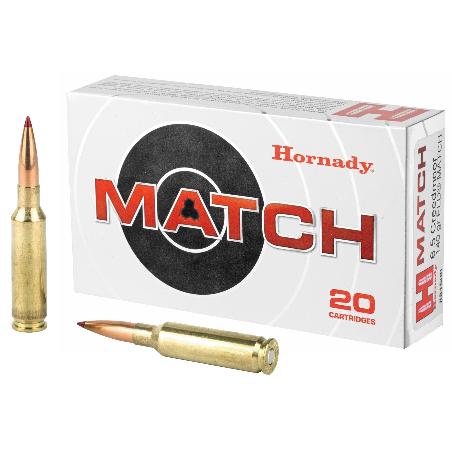 Hornady Match 6.5mm Creedmoor 140 gr ELD-M