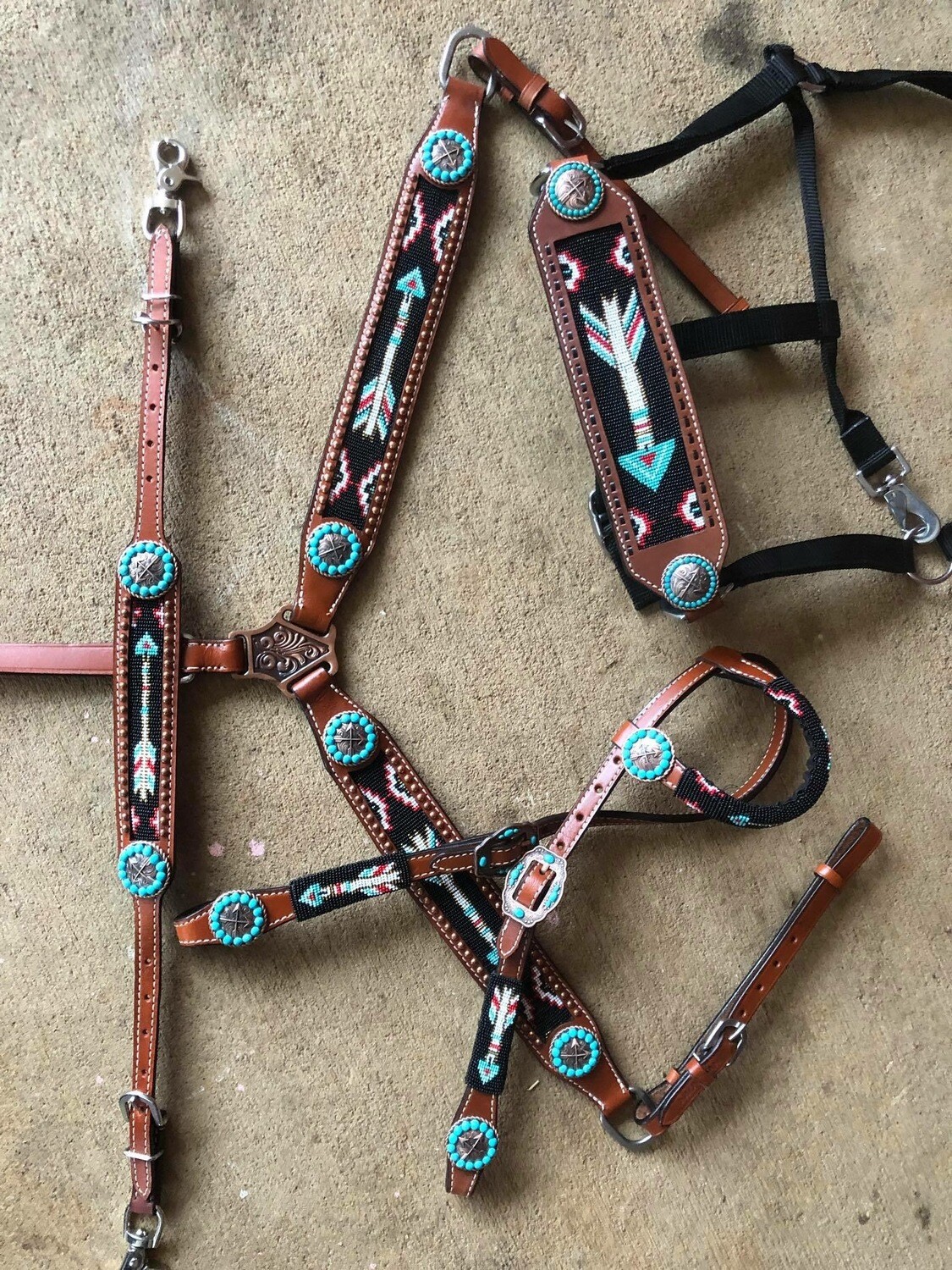 Beaded Arrow Four Piece set