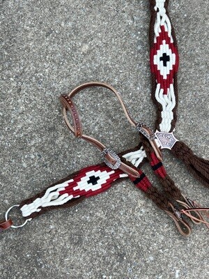 Red and Brown Woven