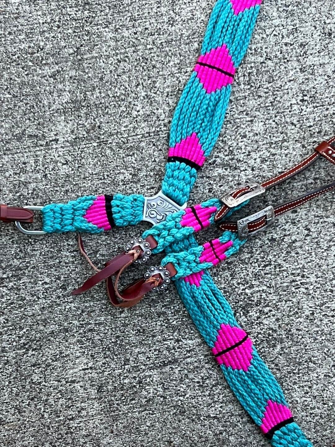 Pink/Teal Woven
