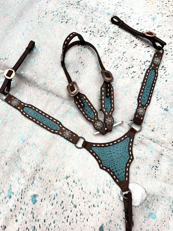 Crazy Horse Teal Gator gladiator