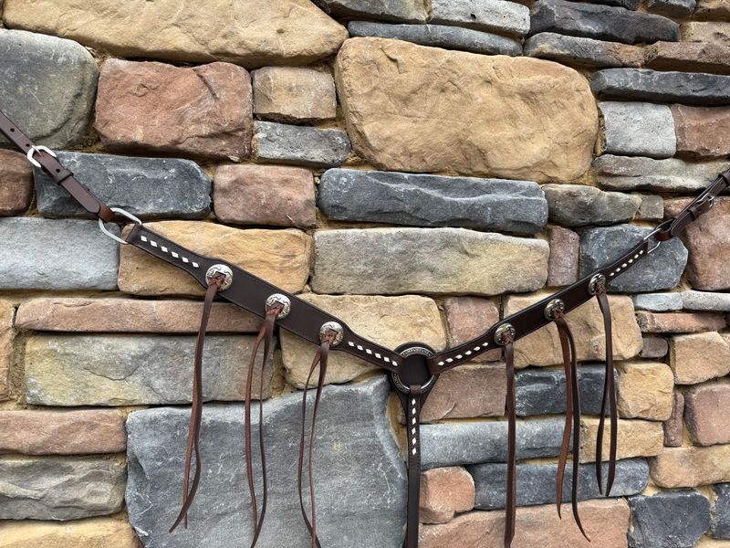 Crazy Horse Ranchy tassel breastcollar