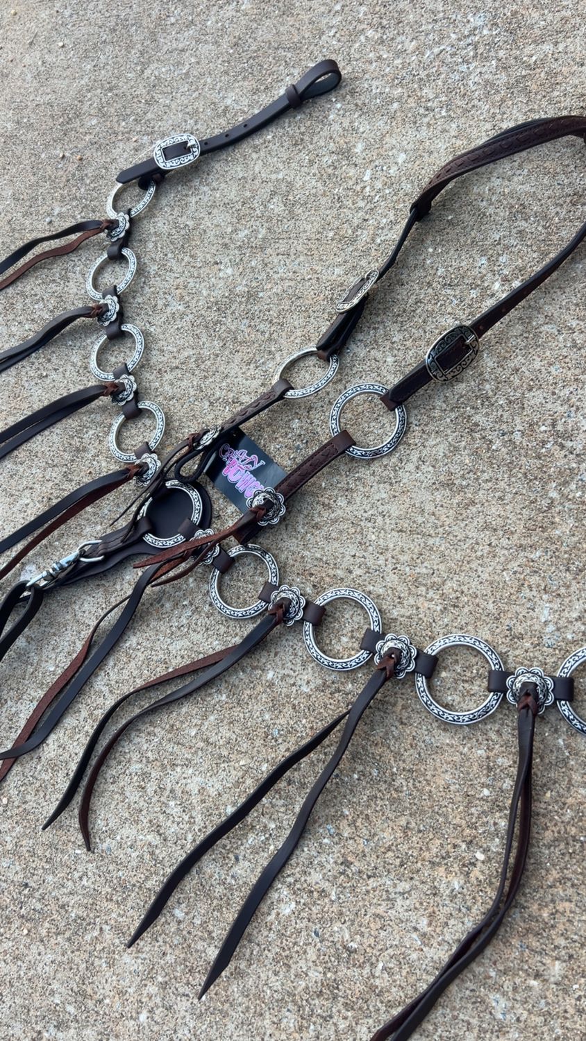 Crazy Horse Conchos, Rings and Fringe