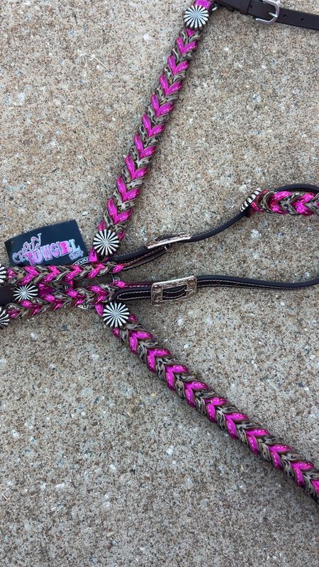 Crazy Horse PINK/Leoapard braids