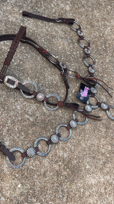Crazy Horse conchos rings (browband)