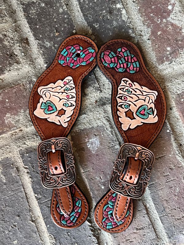 Crazy Horse Crazy Vegas Spur Straps