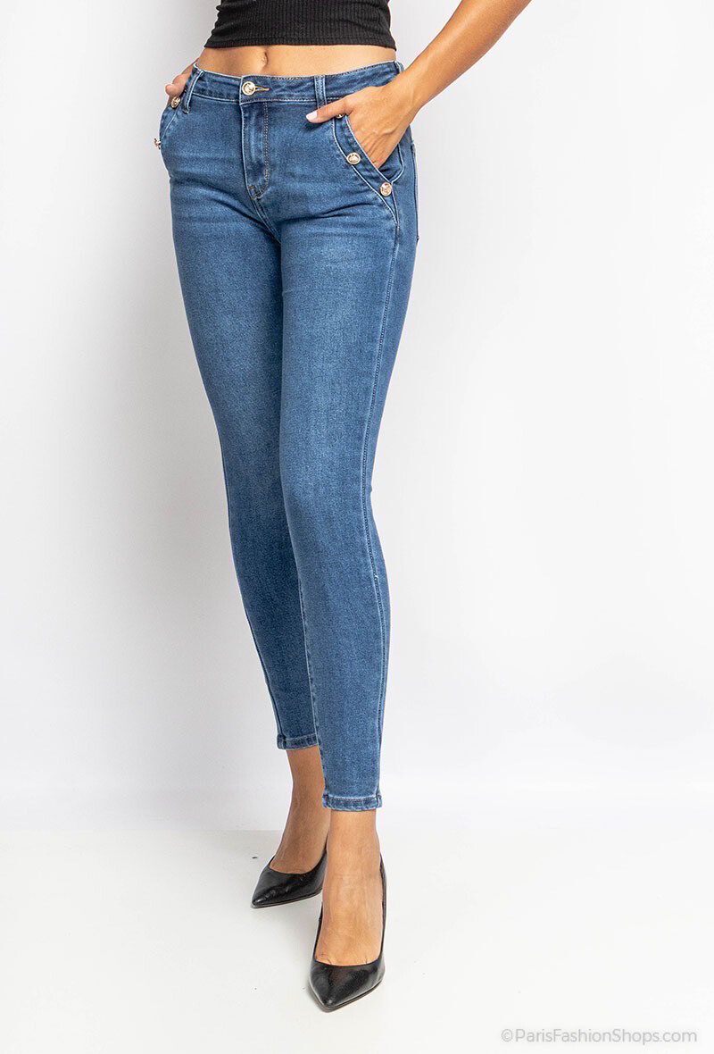 Jeans boutons