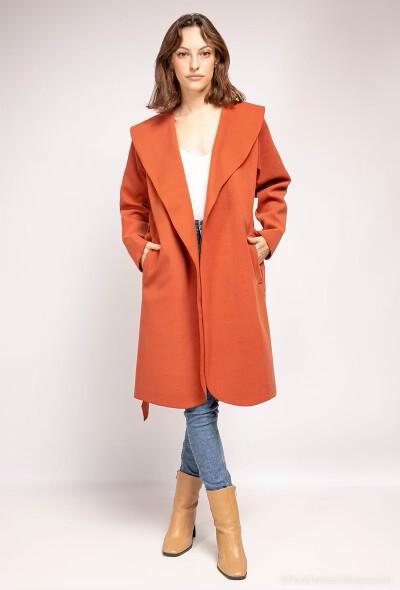 Manteau avec ceinture
