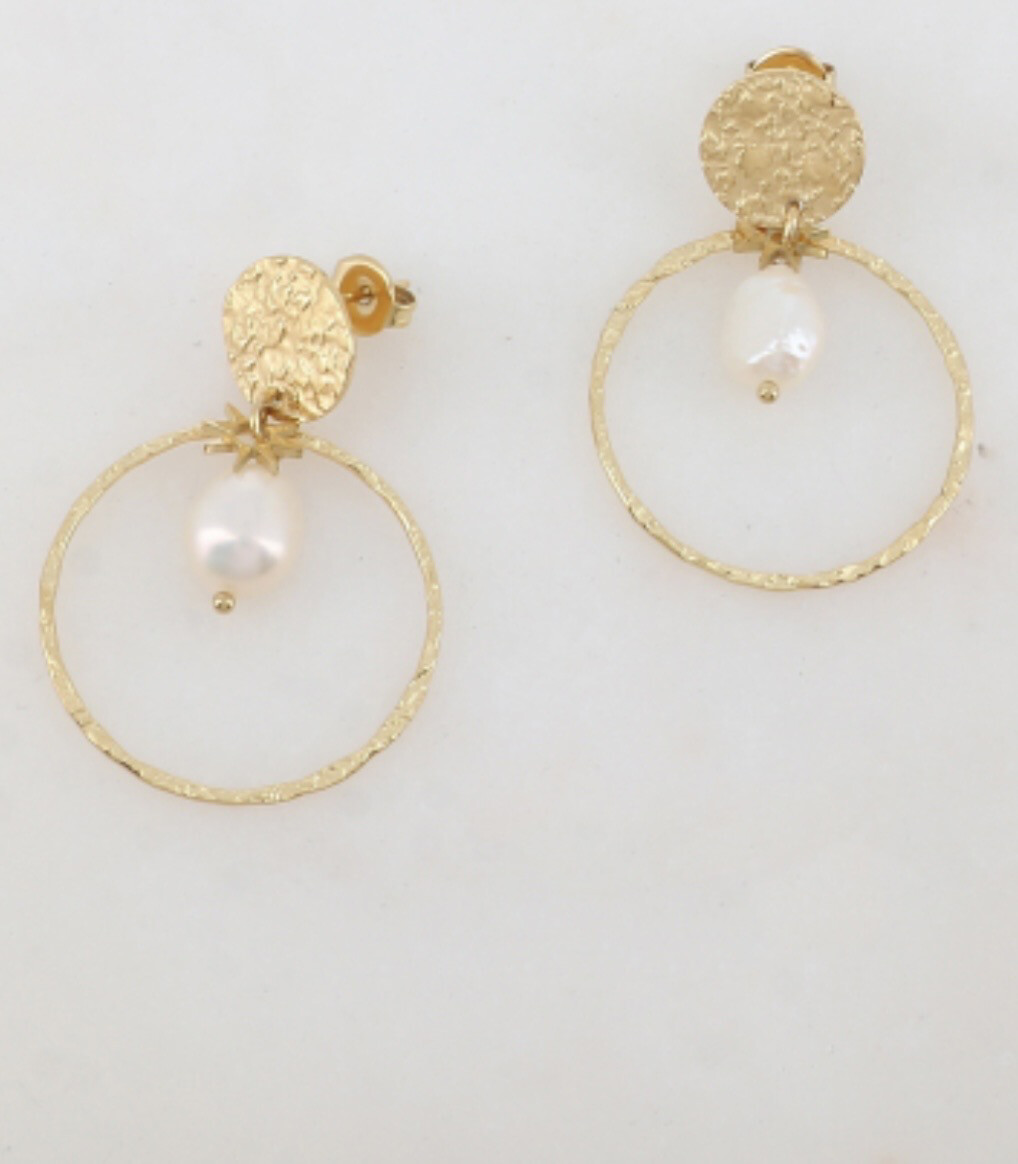 Boucles d’oreilles perles d’eau douce