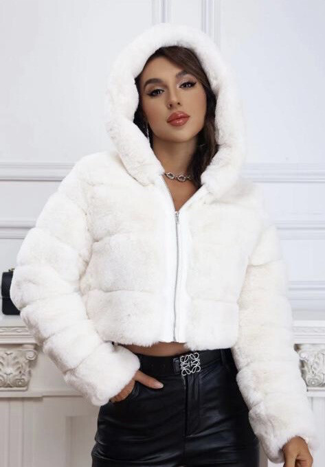 Manteau blouson capuche Neige