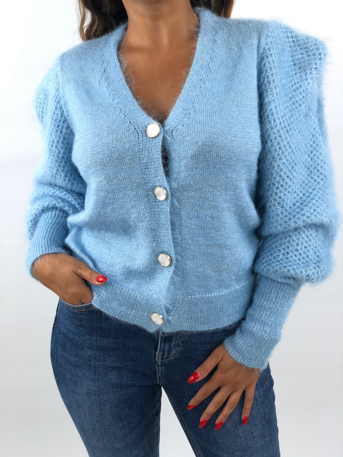 Gilet avec lurex 