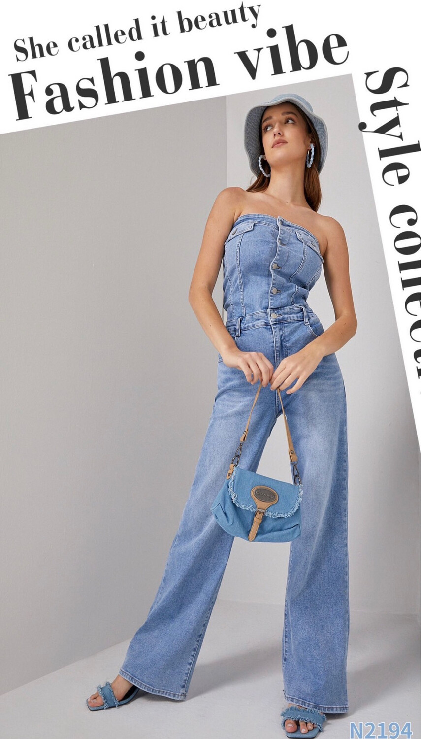 Combi pantalon bustier 