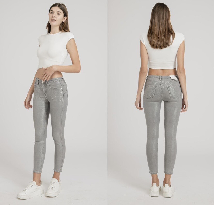 Pantalon argenté 