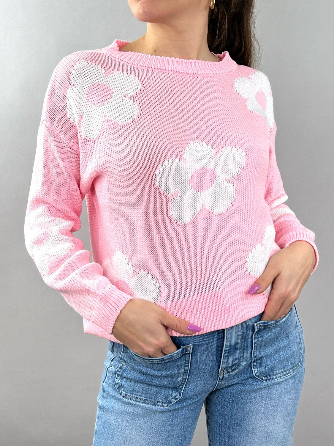 Pull fleurs