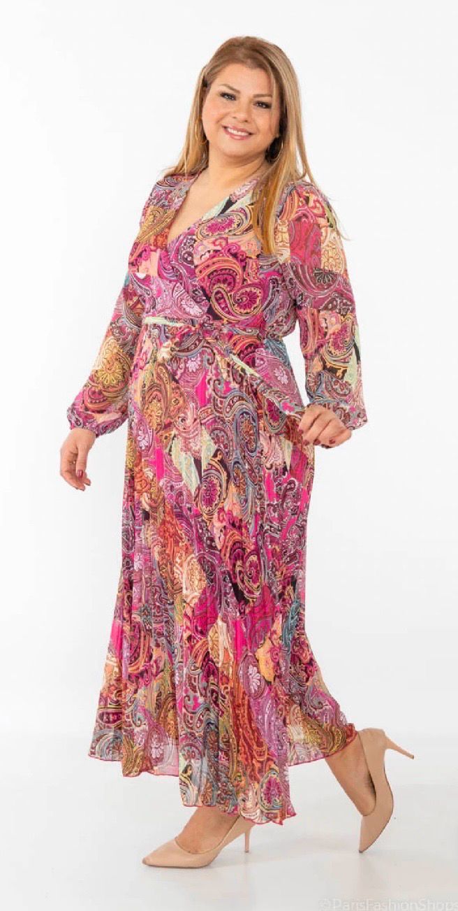 Robe longue « Donna » Grande taille