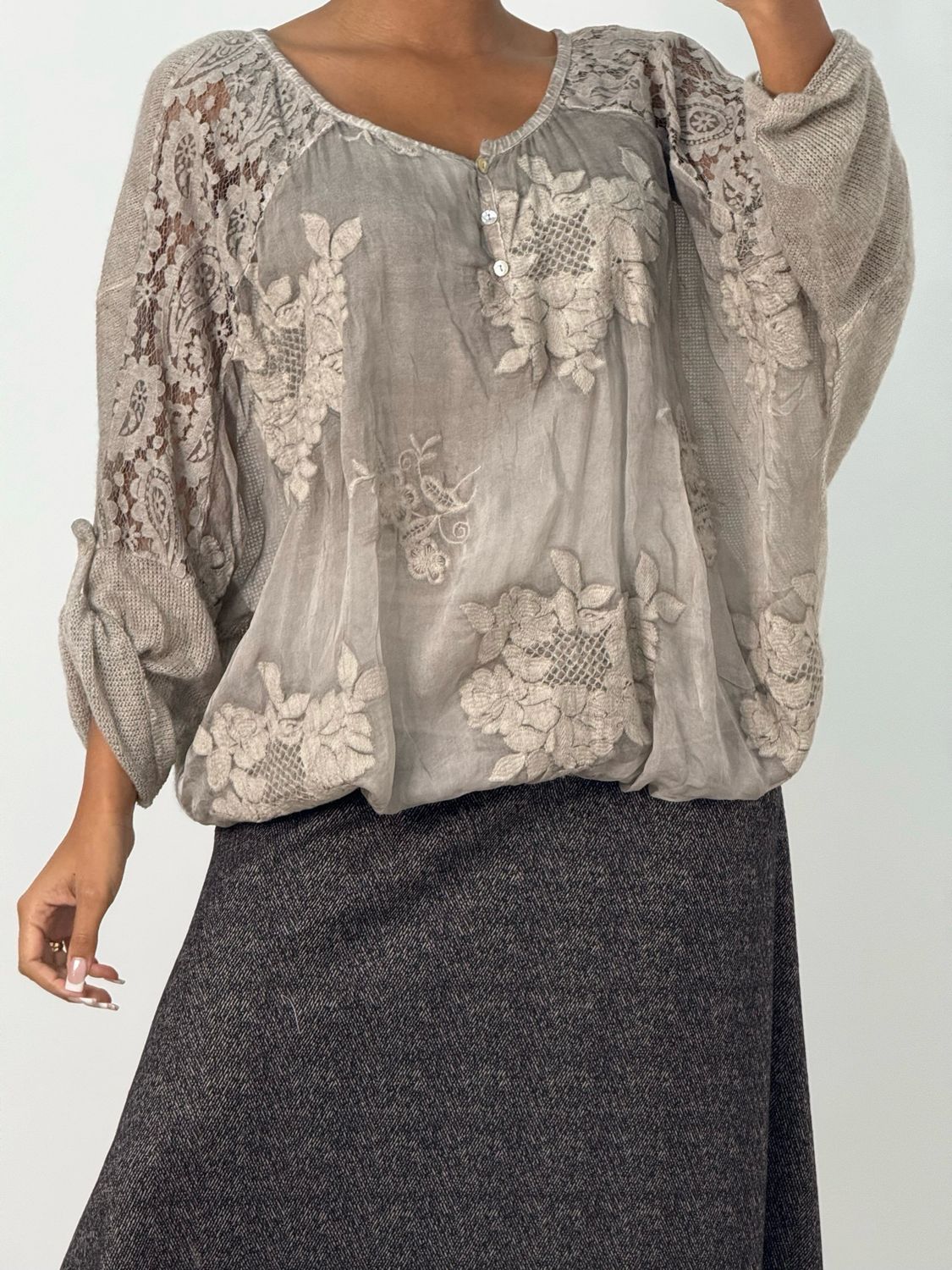 Blouse dentelle 