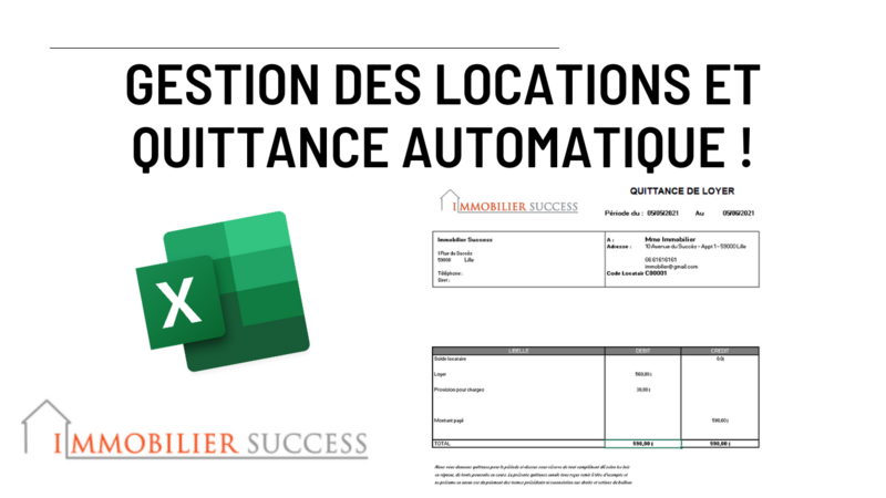 TÉLÉCHARGEZ LE FICHIER DE GESTION DES LOCATAIRES ET QUITTANCE AUTOMATIQUE
