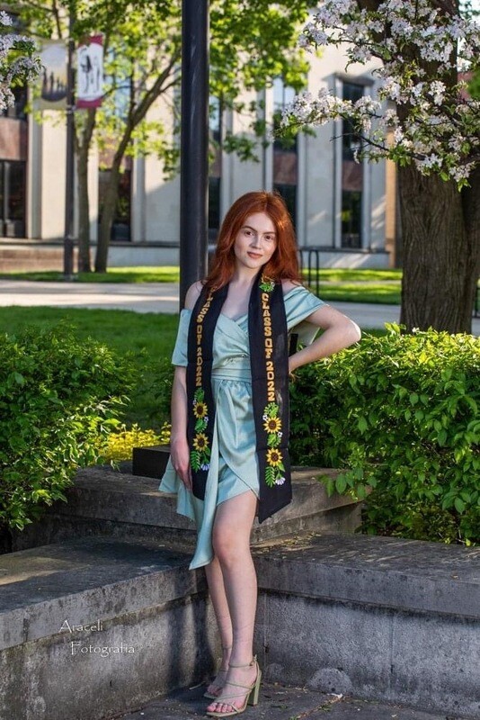 Xóchitl 2025 embroidered graduation stole
