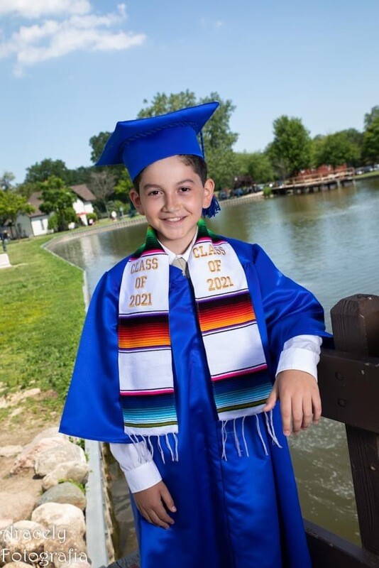 Kids Sarape graduation 2025 stole