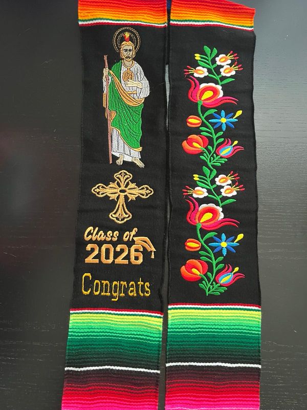 2026 San Judas Graduation Stole