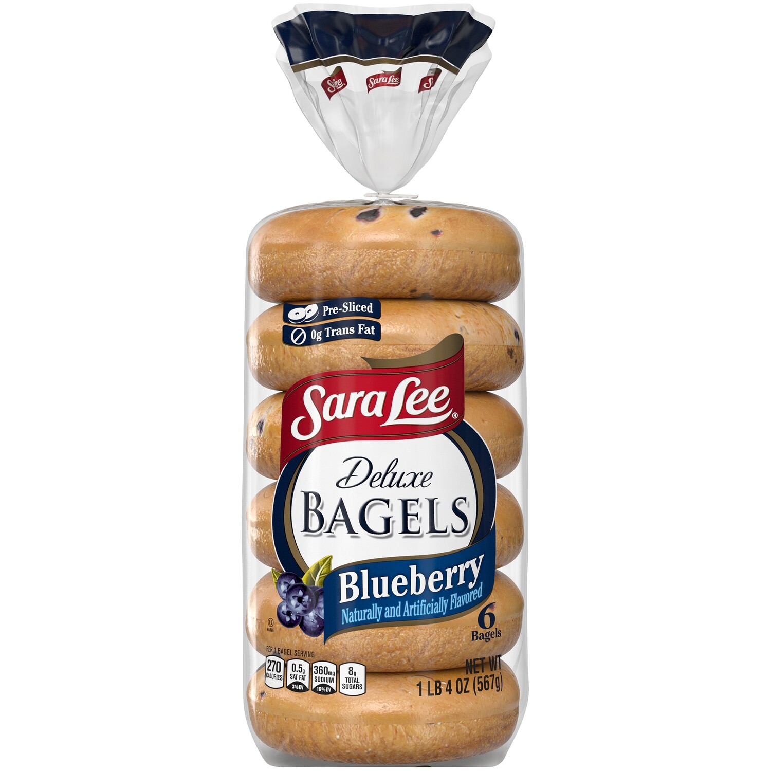BAGELS SARA LEE BUEBERRY 567 GR