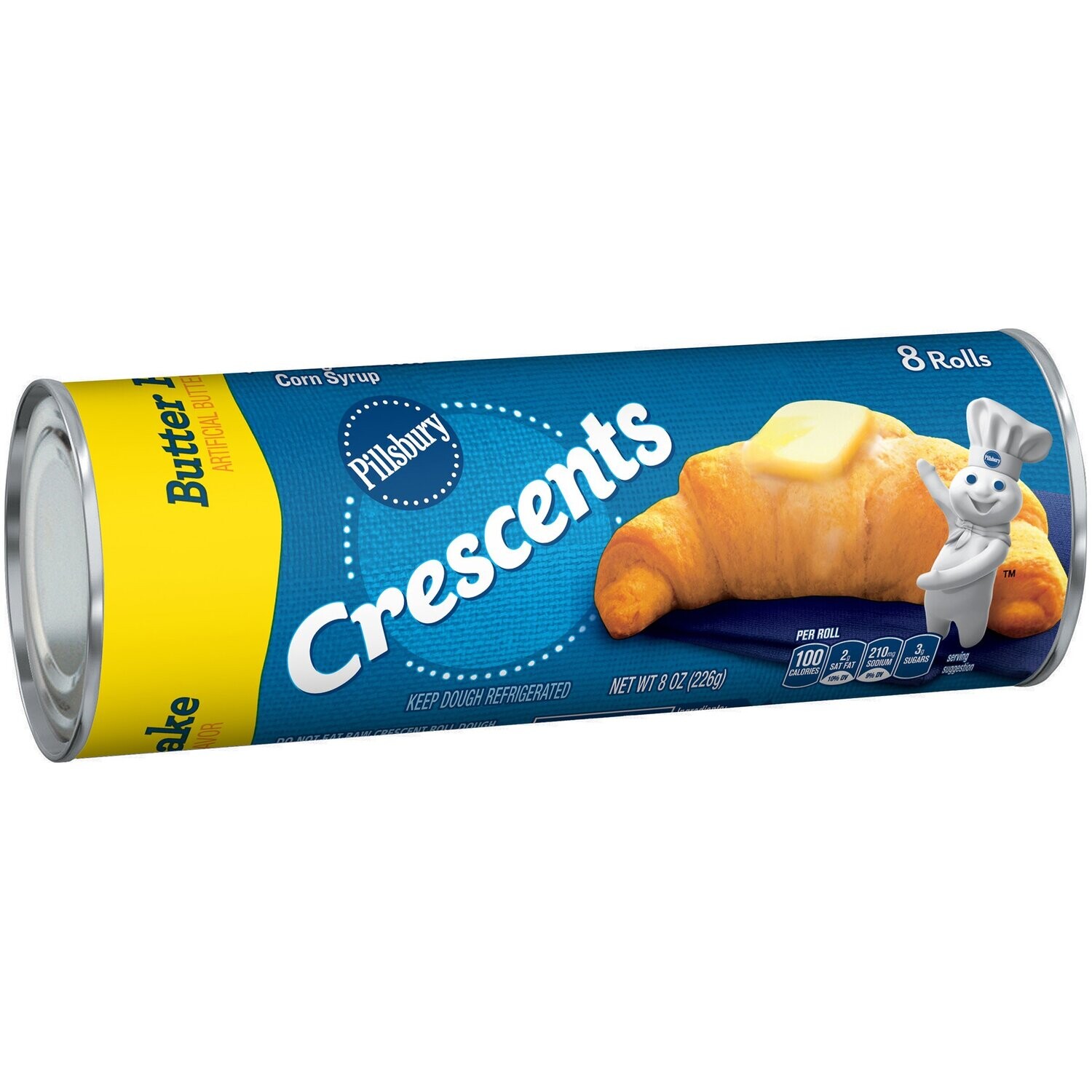 PILLSBURY CRESCENTS BUTTER FLAKE C/8 PZAS