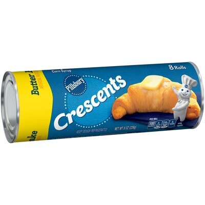 PILLSBURY CRESCENTS BUTTER FLAKE C/8 PZAS