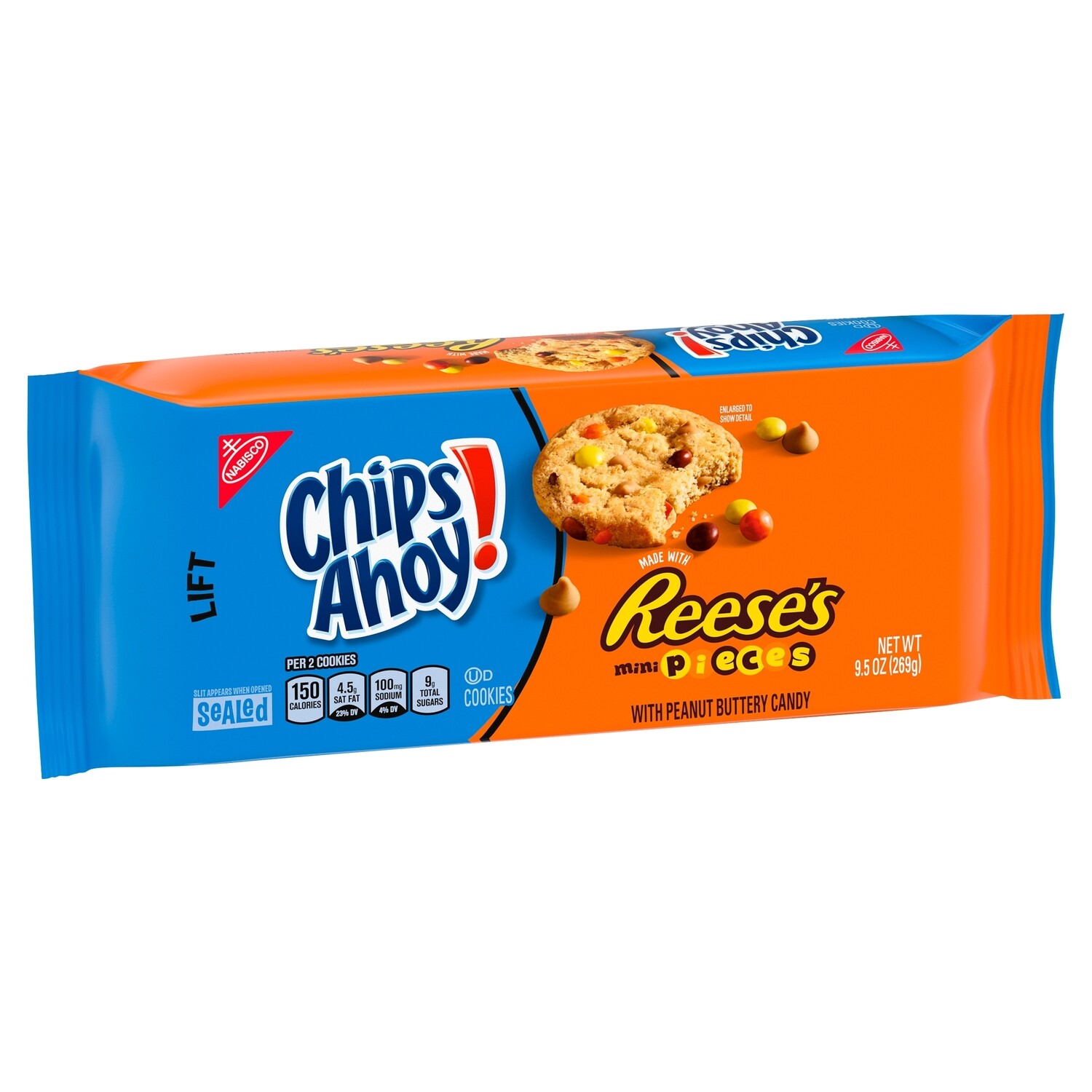 GALLETAS CHIPS AHOY REESES MINI PIECES 269 GR.