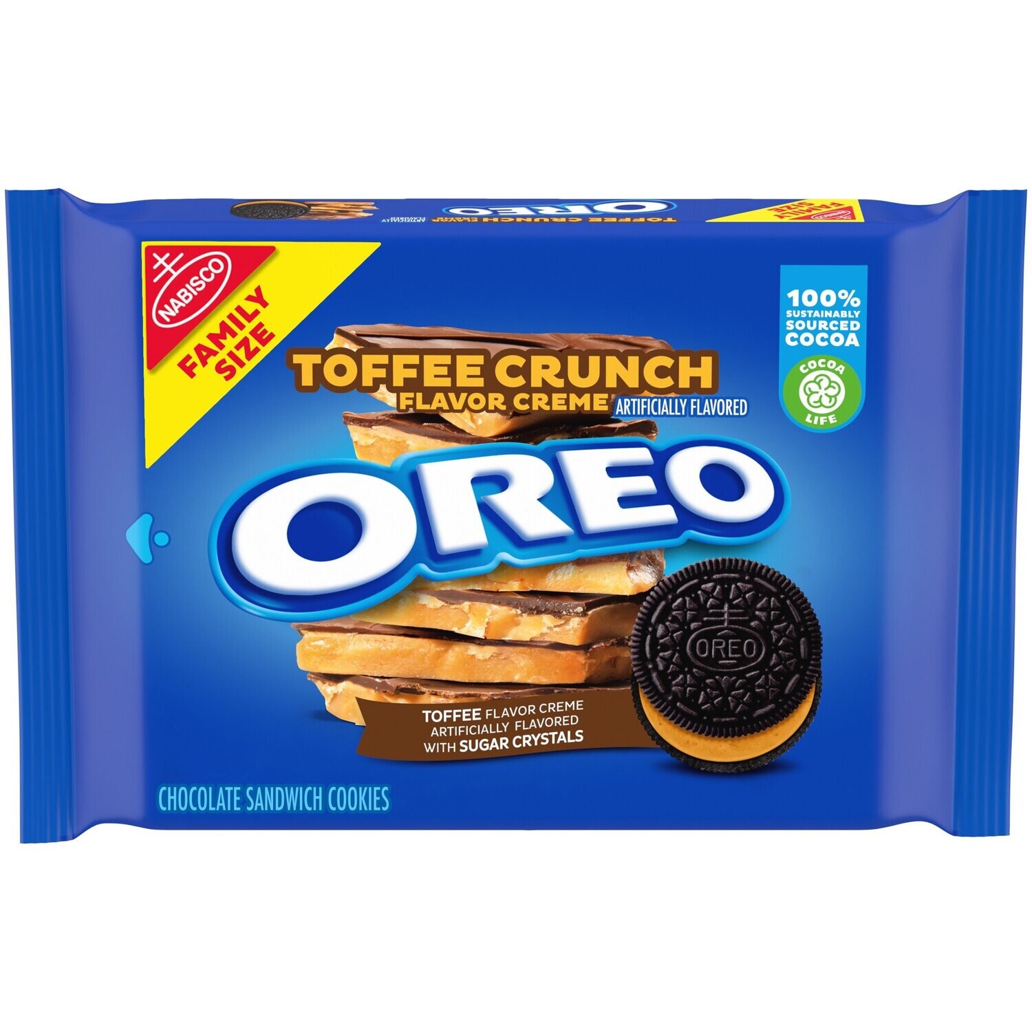 GALLETAS OREO TOFFEE CRUNCH 482 GR.