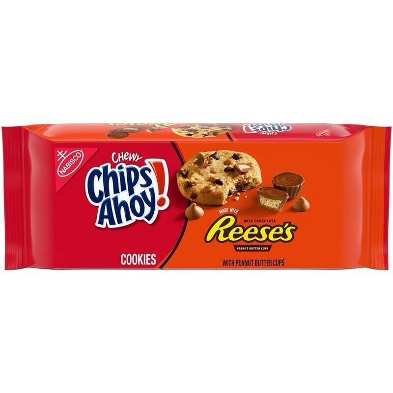 GALLETAS CHIPS AHOY CHEWY REESES PEANUT BUTTER CUPS 262 GR.
