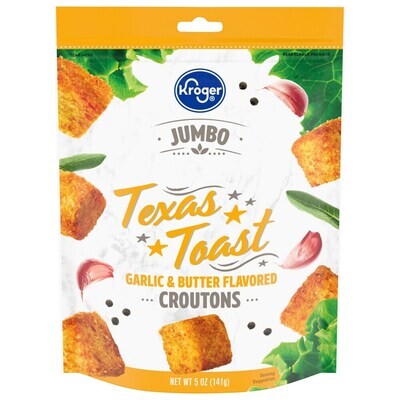 CROUTONS KROGER JUMBO TEXAS TOAST 141 GR