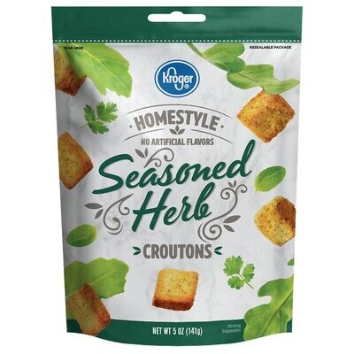 CROUTONS KROGER SEASONED HERB 141 GR.