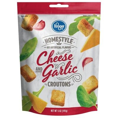 CROUTONS KROGER CHEESE GARLIC 141 GR.