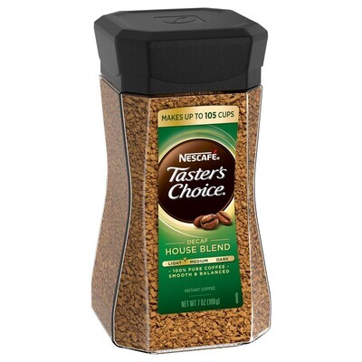 CAFE TASTER CHOICE DECAF HOUSE BLEND 198 GR.