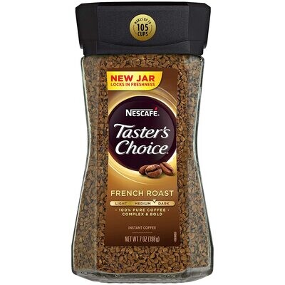 CAFE TASTER CHOICE FRENCH ROAST MEDIUM 198 GR.