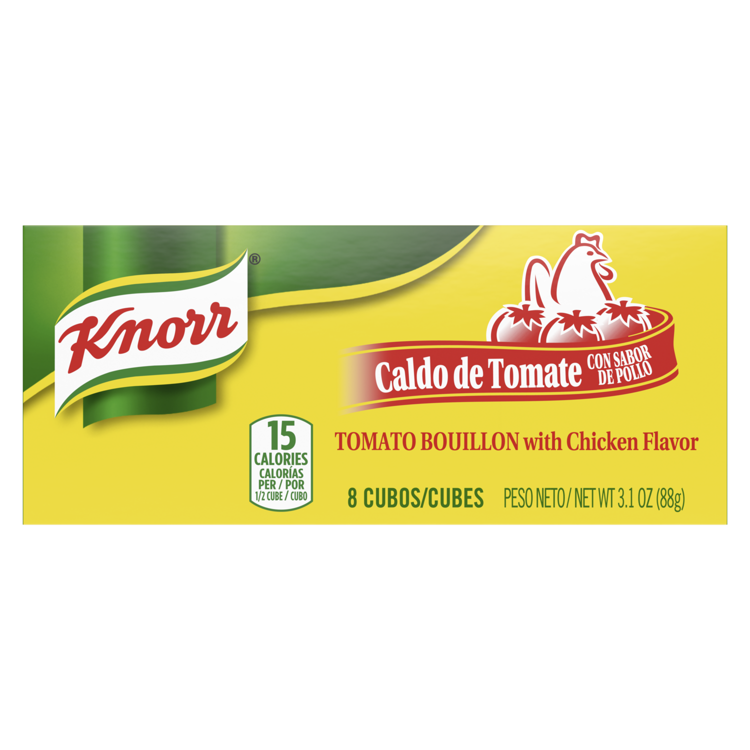 CONSOME KNORR TOMATE C/8 PZAS 88 GR.