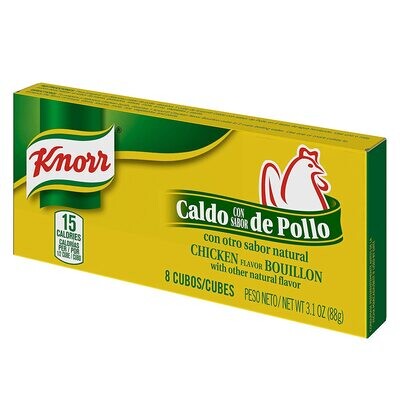 CONSOME KNORR POLLO C/8 PZAS 88 GR.