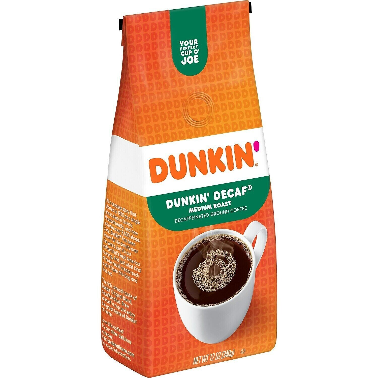 CAFE DUNKIN DECAF 340 GR.