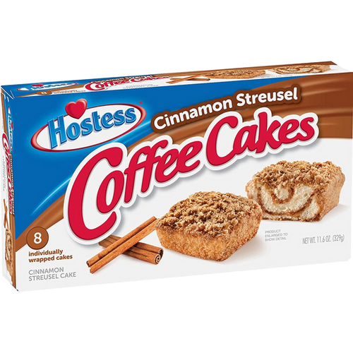 PANECITOS HOSTESS CAKES CINNAMON C/8 PZAS