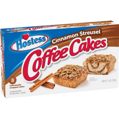 PANECITOS HOSTESS CAKES CINNAMON C/8 PZAS