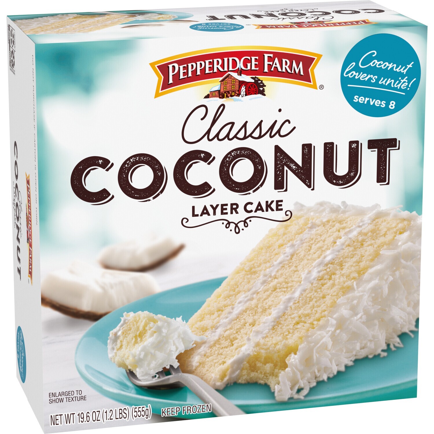 PASTEL PEPPERIDGE FARM COCONUT 555 GR.