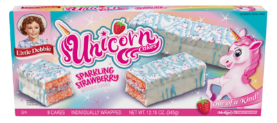 PANECITOS LITTLE DEBBIE UNICORN C/8 PZAS DE 345 GR.