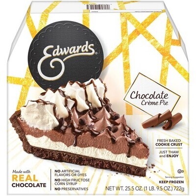 CHEESECAKE EDWARDS CHOCOLATE CREME COKKIE CRUST 722 GR.