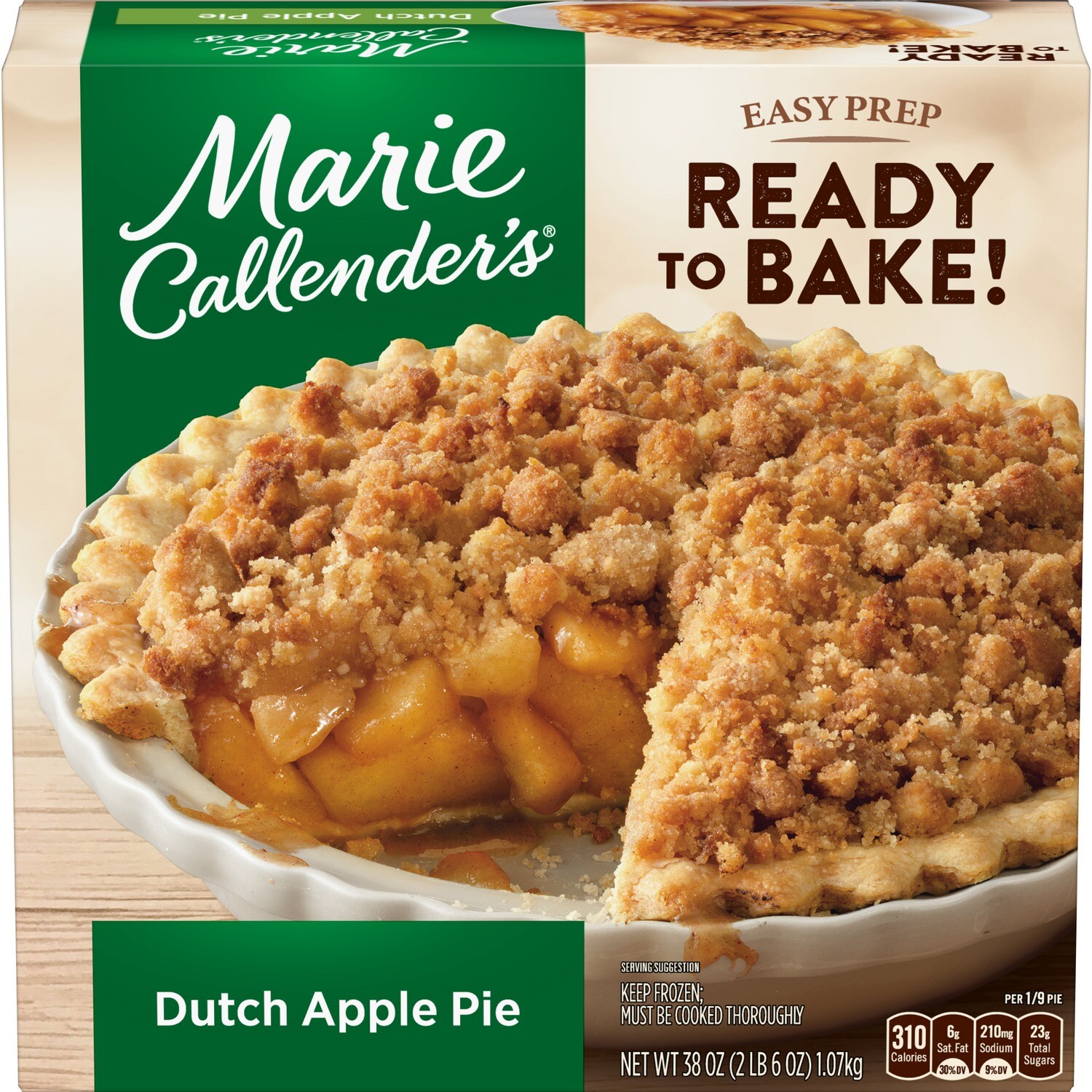 PIE MARIE CALLENDERS DUTCH APPLE 1.07 KG.