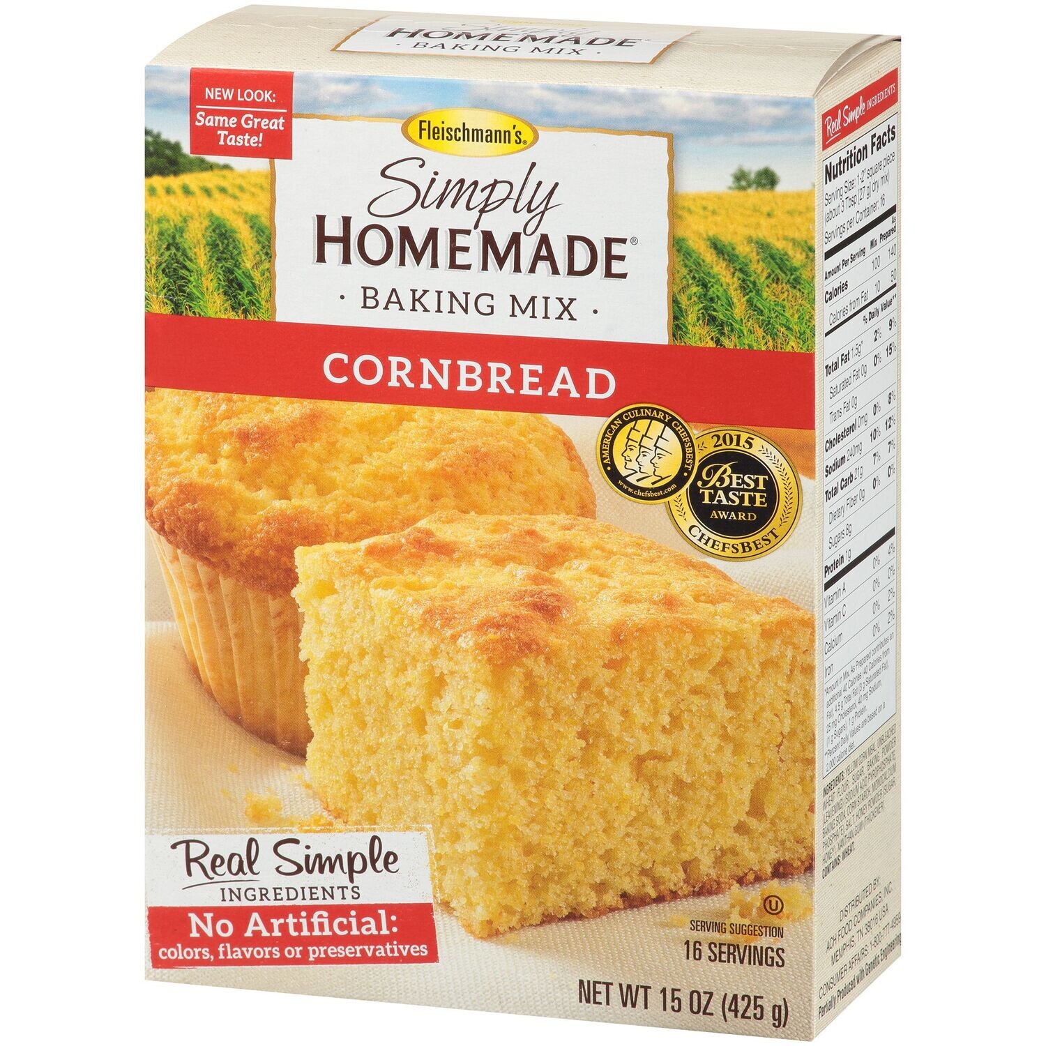 HARINA SIMPLY HOMEMADE CORNBREAD 425 GR.