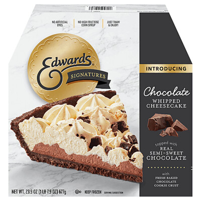 CHEESECAKE EDWARDS CHOCOLATE SEMI SWEET 677 GR.