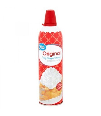 CREMA BATIDA GREAT VALUE ORIGINAL 368 GR.