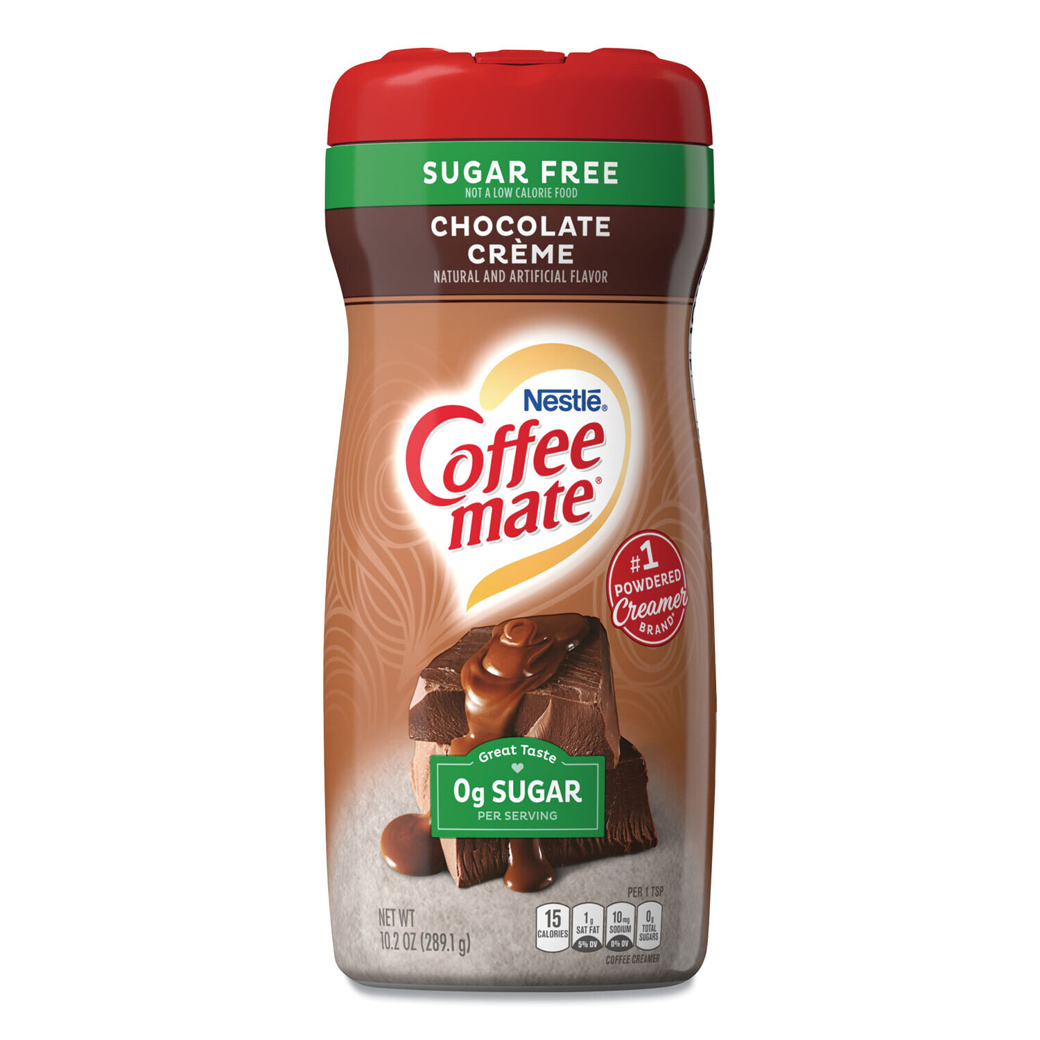 CREMA COFFEE MATE  SUGAR FREE CHOCOLATE CREME 289 GR.