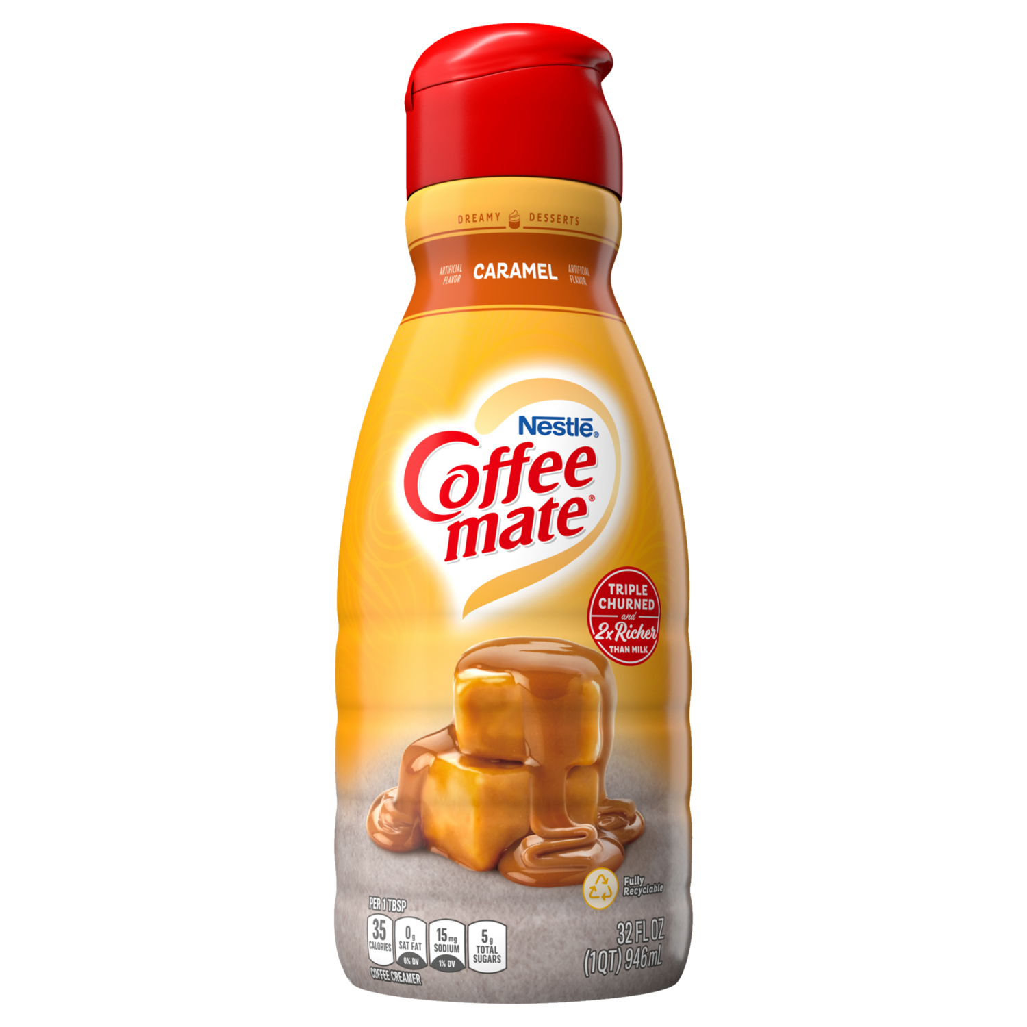 CREMORA COFFEE MATE CARAMEL 946 ML.
